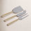 Latis Two-Tone Stainless Steel Cheese Serving Set
