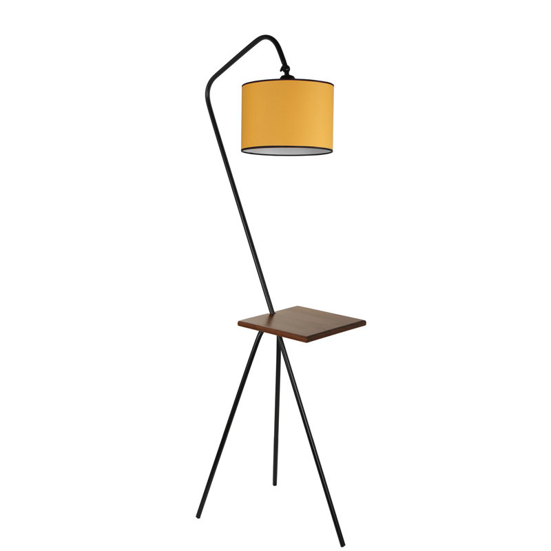 Lampe de table sur pied 73 "Spann, Moutarde