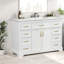 Meuble-lavabo moderne blanc avec rangement