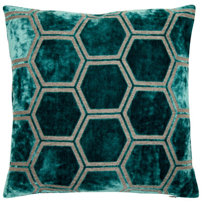Sundown Geometric Square Cushion