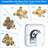 Replacement For Moen Shower Faucet Trim Kit, 8" High Pressure Rain Showerhead, Shower Handle& Tub Spout-117199970