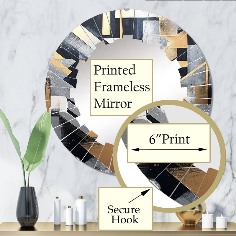 Miroir Jahtonne, 32 po x 32 po