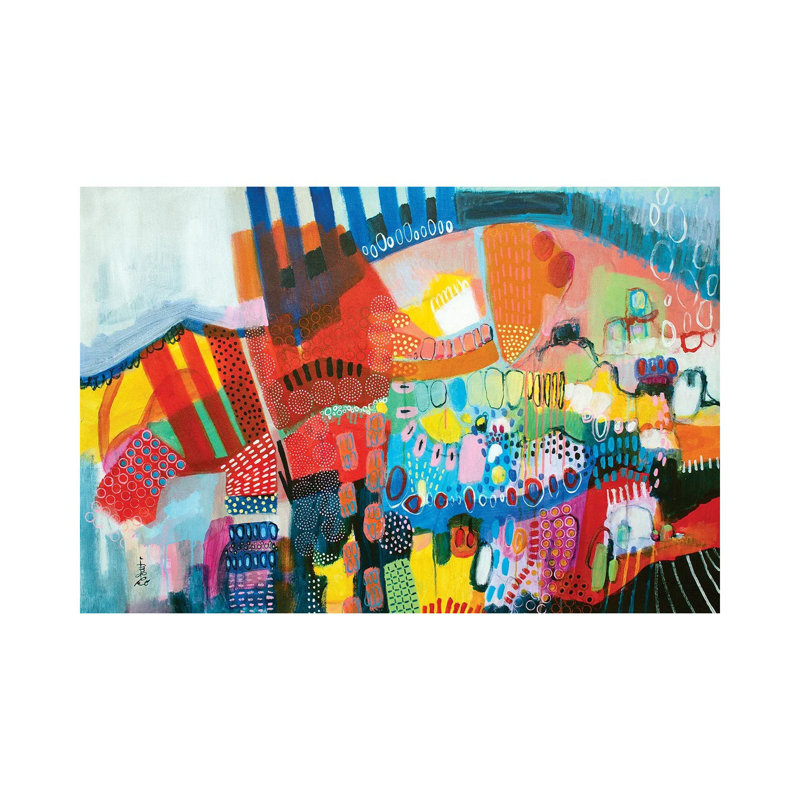 The Journey Starts Tomorrow By Misako Chida - Wrapped Canvas Painting by Misako Chida - Wrapped Canvas Painting