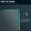 56-60 in. w x 72 in. h semi-frameless double sliding shower door with 1/4 in. tempered clear glass-114500380
