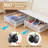 2 Pack Under Bed Shoe Storage Organizer Drawer,White
