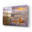  «Seasons Greetings» par Nicky Boehme, art mural en verre acrylique, 16 po x 12 po
