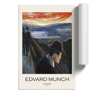 Despair Print by Edvard Munch - Frameless Print