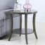 Table basse contemporaine contemporaine ovale en gris - moderne avec du bois et un espace de rangement supplémentaire-1897400639-1897400636