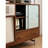Color Blocked Adjustable Laminated Buffet Table
