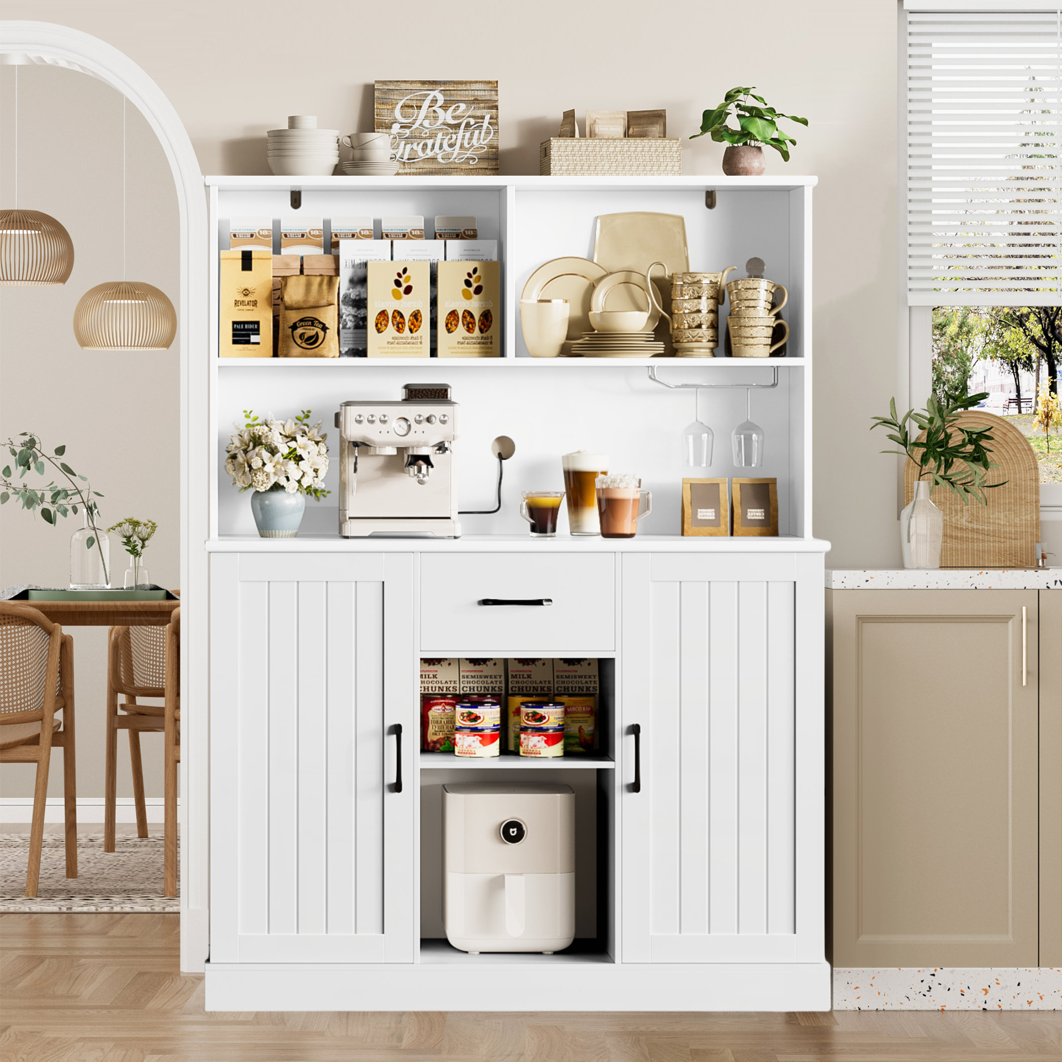 HOSTACK Kitchen Pantry Cabinet 71