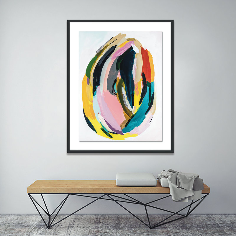 When It Ignites Painting by Angie Barker, Black, 40" H x 32" W x 2.5" D