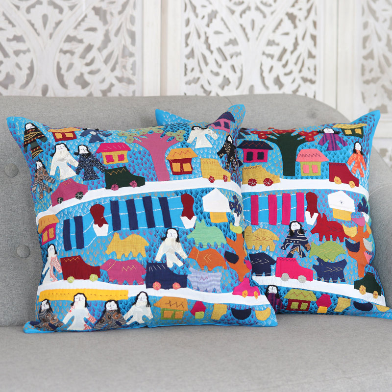 Housse de coussin 100% coton