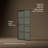 Elate Tall Sliding Shower Door, 75-1/2-In H X 50-1/4 - 53-5/8-In W, With Heavy 5/16-In Thick Crystal Clear Glass With Rectangular Grille Pattern-55920891