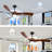 3-blade solid wood ceiling fan light-1871815073