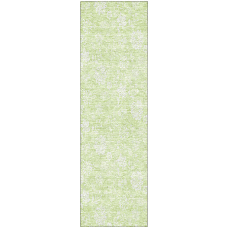 Premium Machine Washable Prisco Aloe Rug