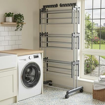 Iron Foldable Standard Drying Rack