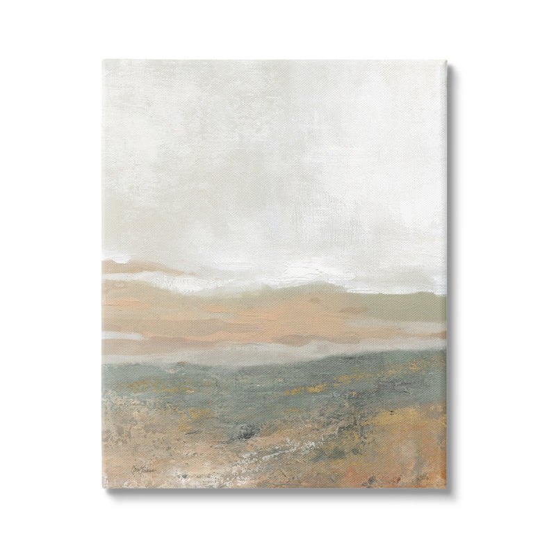 «Neutral Desert Abstraction» par Carol Robinson, H 48 po x l 36 po x P 1,5 po