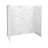 Utile 6030 Composite Direct-to-Stud Three-Piece Tub Wall Kit in Marble Carrara-123534262