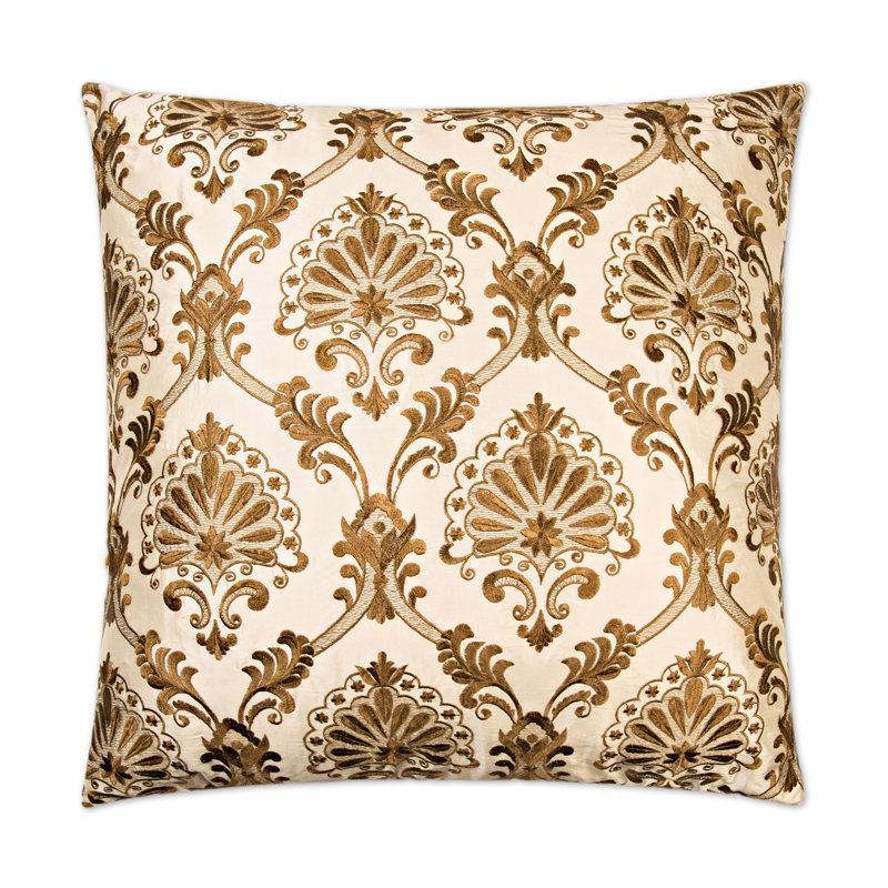 Tavoos Square Pillow Cover & Insert, 24"H x 24"W