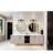 2- Black Wall Lamp With Clear Glass Shade, For Bathroom Fixtures Vanity , Sconce Versatile Bathroom, Living Room