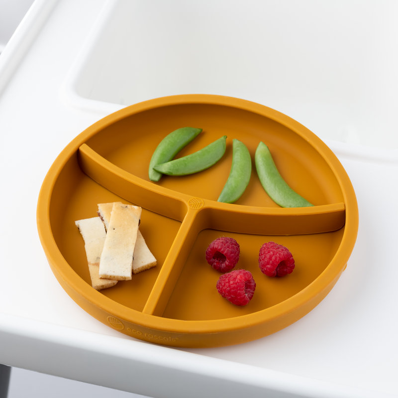 Silicone Divider Plate, Mustard