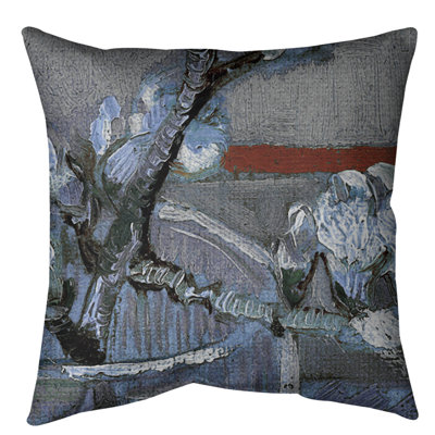 Insert de coussin en verre en forme d’amande de fleurs