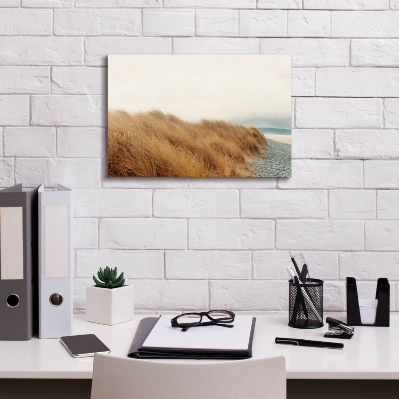 «White Oceans 11» par Ian Winistanley, art mural sur toile, H 12 po x l 18 po x P 0,75 po