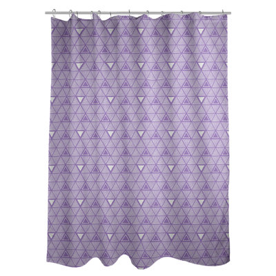 Patricia Geoffrey Geometric Shower Curtain
