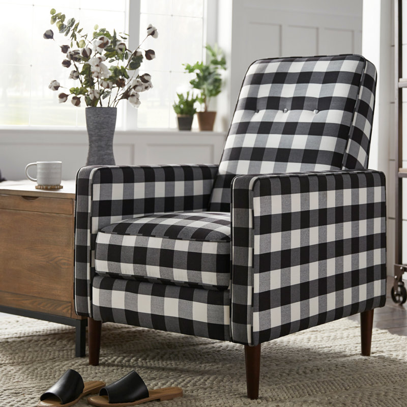 Fauteuil de 27 po de large en polyester capitonné
