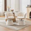 Tabouret de bar pivotant à 360 ° à hauteur réglable, chaise de salle à manger ronde rembourrée en chenille moderne, fauteuil de meuble-lavabo ergonomique pour chambre à coucher, îlot de cuisine et pub, paquet simple-768085640
