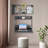Wall Mounted Solid Wooden Rectangular Bookshelf Folding Down Laptop Writing Desk Log Color-34383078