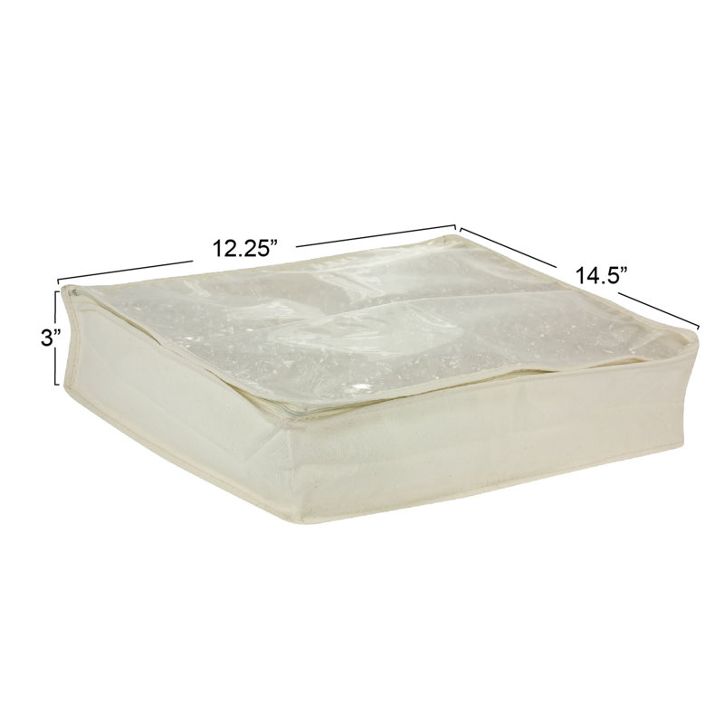 Sac en toile avec dessus en PEVA transparent et fermeture à glissière à 3 côtés