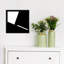 «Geometric Black and White» par Gilbert Claes, reproduction d'art encadrée sur bois-743484142-743484137