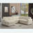 [NEW ARRIVED] [VIDEO PROVIDED]110.75" Sectional Sofa,Oversized Modular Sofa,Chaise Storage,  U Shaped  Couch , Upholstered Sofas,Chenille,Crystal Button , , Apartment, Black-1736619593