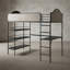 Lit mezzanine avec bureau et rangement Gammill
