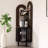 French-style vintage corner display cabinet