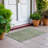 Machine Washable Indoor/Outdoor Xhevrie Green Rug-1860218308