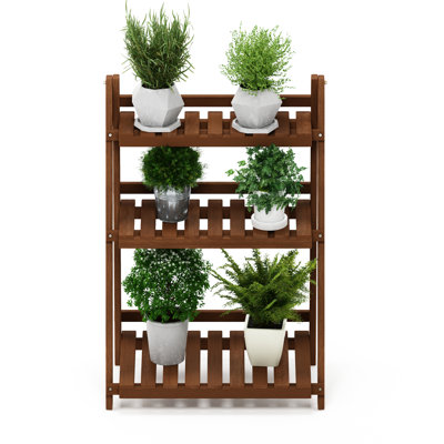 Dorether Wood Weather Resistant Plant Stand