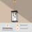 Cherbourg 3 - Light Square/Rectangle Pendant