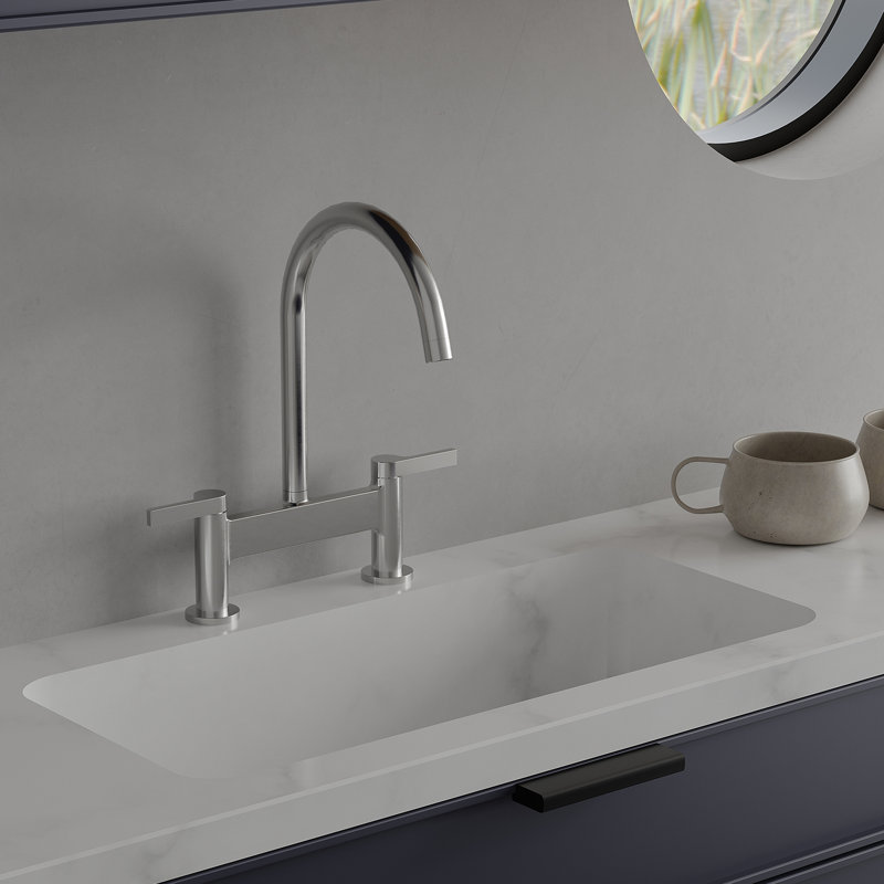 VIBRANTBATH Kitchen Faucet, Polished Chrome