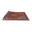 Tapis traditionnel rouge / brun Future Tense-1508898314