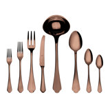 Dolce Vita Flatware Set - 43 Pieces - Stainless Steel
