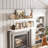 Heavy Duty Floating Shelf Set of 2-48 Inch Wood Floating Shelves for Wall Long, 12 Inch Deep Floating Shelves, Wall Shelves for Living Room,Bedroom,Kitchen&Home Decor-48W x 12D x 2H-White