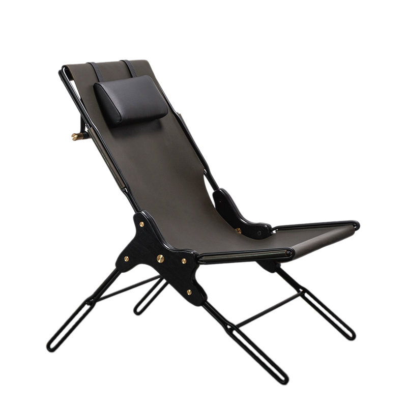 Perfidia Chair, Green Genuine Leather