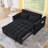 Convertible  Sleeper Sofa with Adjustable Backrest-147576796