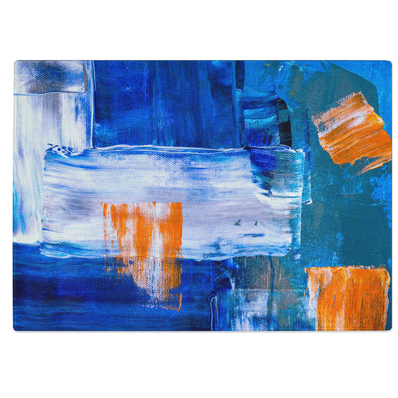 Tempered Glass Art Painting Vol.367 Chopping Board, 28.5 cm W x 20 cm L