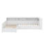 Lit plateforme en bois en L avec lit gigogne et tiroir-456664125