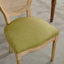 Meuble, ensemble de 2 chaises de salle à manger à dossier en rotin avec cadre en bois massif de style français-725031895