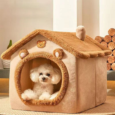 Tapis de lit pliant pour chien 15,7 x 15 x 13,8 po