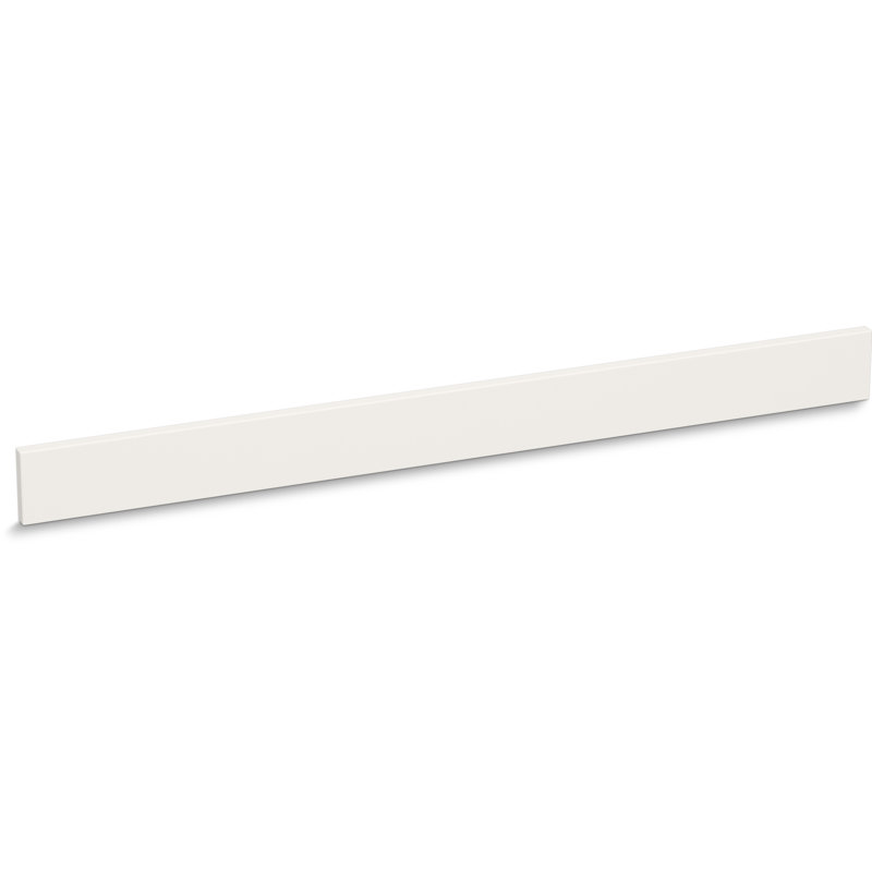 Dossier en quartz pour meuble-lavabo 48 po, Blanc pur
